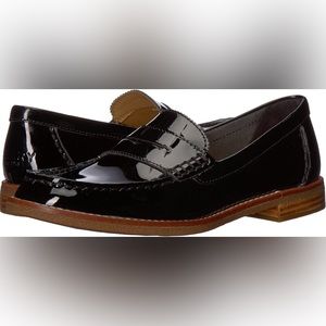 Size 9.5 Sperry Women's Seaport Penny Loafer Patent Leather